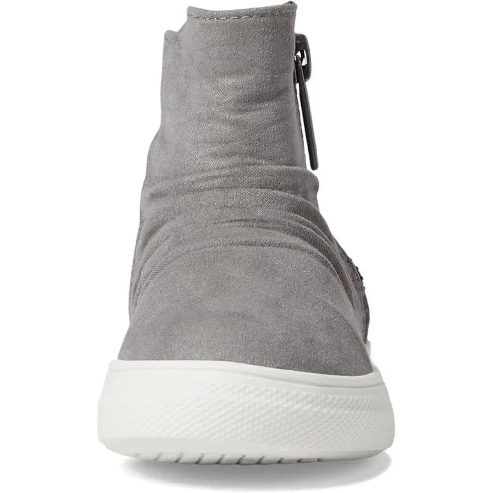 Nina Amanda Boots Toddler 10M Gray Slouchy Detail Round Toe Ankle Bootie ZAP2477